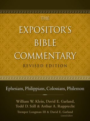 cover image of Ephesians, Philippians, Colossians, Philemon